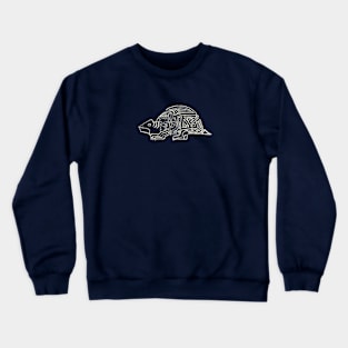Abstract Turtle Drawing Crewneck Sweatshirt